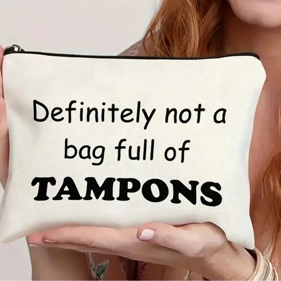 Handbags - Definitely Not A Bag Full of Tampons - Cosmetic Bag - NEW